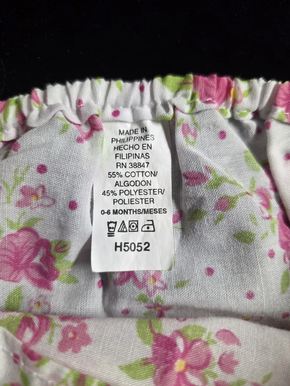 Catton Candy Pink & White Floral Diaper Cover Set